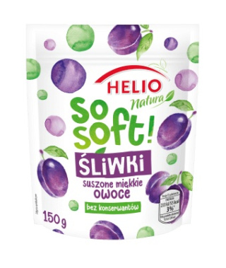 HELIO So Soft Natura śliwki suszone miękkie 150G