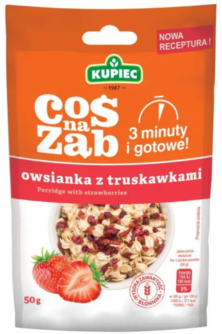 KUPIEC Owsianka z truskawkami 50g