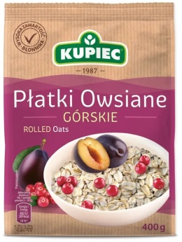 KUPIEC Płatki owsiane górskie 400g