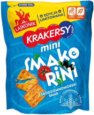 LAJKONIK Krakersy mini Smakorini 100g