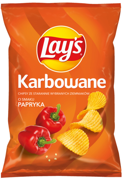 LAY'S Chipsy ziemniaczane karbowane Papryka 120g