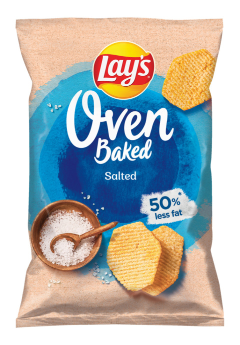 LAY'S OVEN BAKED Chipsy pieczone solone 110G