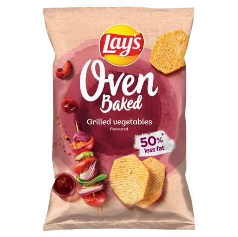 LAY'S OVEN BAKED Chipsy o smaku grillowanych warzyw 110G