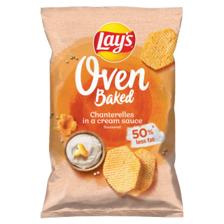 LAY'S OVEN BAKED Chipsy o smaku kurek w śmietanie 110G