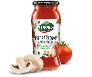 ŁOWICZ Sos Pieczarkowy z podgrzybkiem 500g