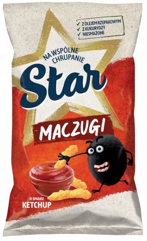 STAR Chrupki kukurydziane Maczugi Ketchup 80G