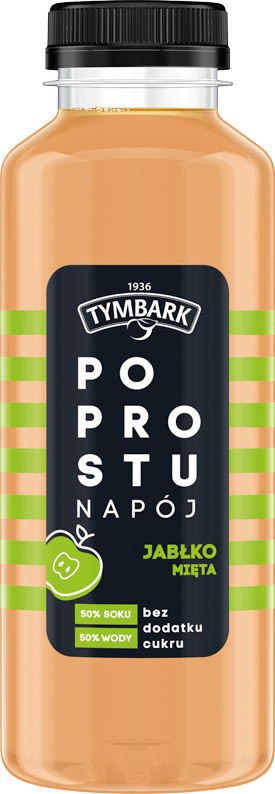 TYMBARK PO PROSTU NAPÓJ JABŁKO-MIĘTA 400ml