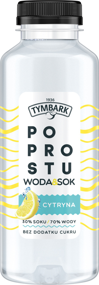 TYMBARK PO PROSTU WODA&SOK JABŁKO-CYTRYNA 400ml