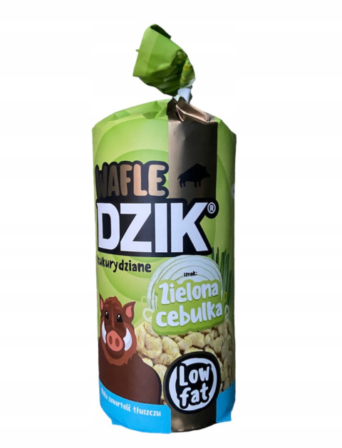 WK DZIK Wafle kukurydziane zielone cebulka 120g