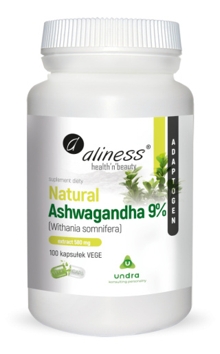 ALINESS Natural Ashwagandha 570 mg 9% 100 Vege caps