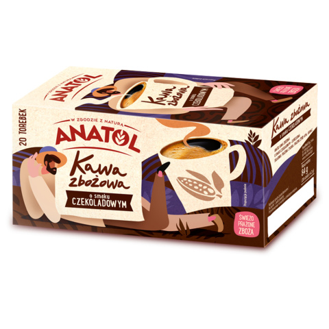 ANATOL expressowa kawa zbożowa o smaku czekoladowym 84g