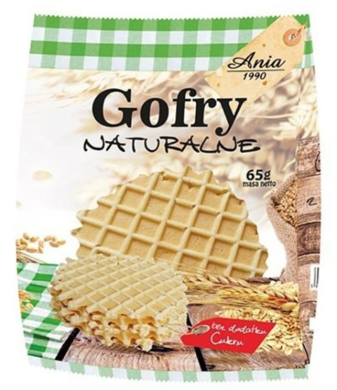 ANIA Gofry naturalne bez dodatku cukrów 65g