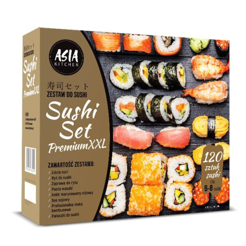 ASIA KITCHEN Zestaw Sushi Set Premium GOLD XXL