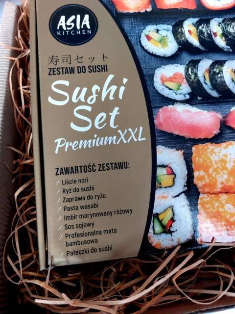 ASIA KITCHEN Zestaw Sushi Set Premium GOLD XXL + PAKOWANIE NA PREZENT