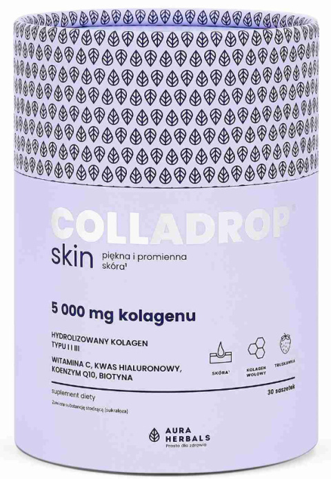 AURA HERBALS Colladrop® Skin kolagen 5000mg saszetki 30szt