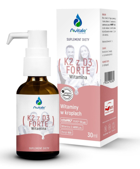 Avitale Witamina z lanoliny K2 z D3 FORTE 30 ml