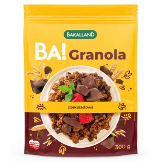 BAKALLAND BA! GRANOLA MUSLI CZEKOLADOWA 300G