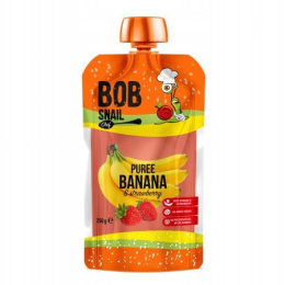 BOB SNAIL Puree smoothie mus banan truskawka 250g