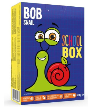 BOB SNAIL SCHOOL BOX Zestaw zdrowych przekąsek 321g