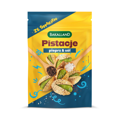 Bakalland Pistacje prażone Salt&Pepper 70g