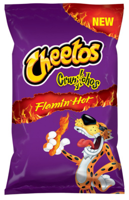 Cheetos Crunchos Flamin' Hot Chipsy kukurydziane pikantne 80g