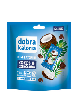 DOBRA KALORIA MINI BATONIKI KOKOS & CZEKOLADA 102G