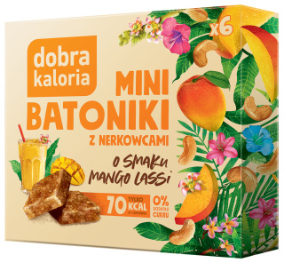 DOBRA KALORIA MINI BATONIKI O SMAKU MANGO LASSI 102g