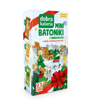 DOBRA KALORIA Mini batoniki z nerkowców o smaku świątecznych ciast 255g