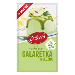 Delecta Galaretka mleczna smak gruszkowy 60g