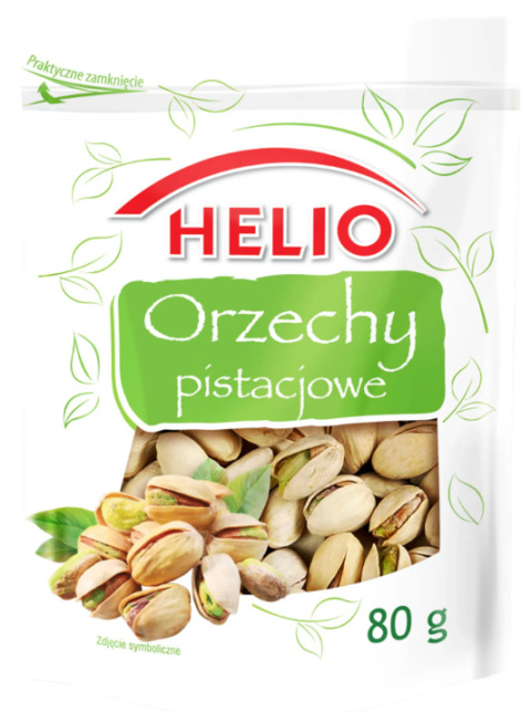 HELIO Orzechy pistacjowe prażone i solone 80g