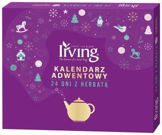 IRVING Herbaciany Kalendarz Adwentowy 24 rodzaje herbat