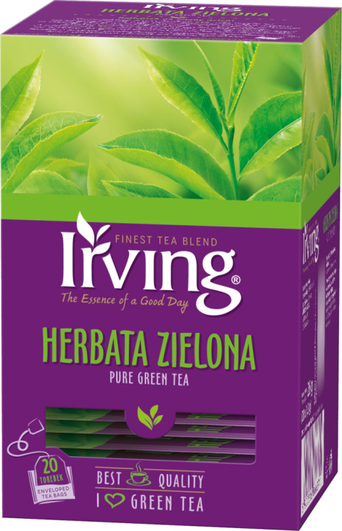 IRVING Herbata zielona 20 kopertek 26g