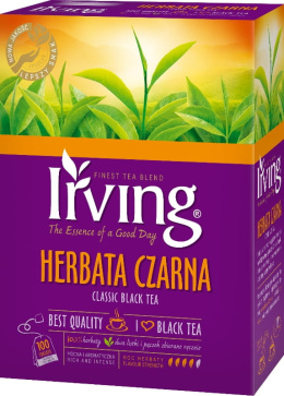 IRVING Herbata czarna 100 saszetek 200g