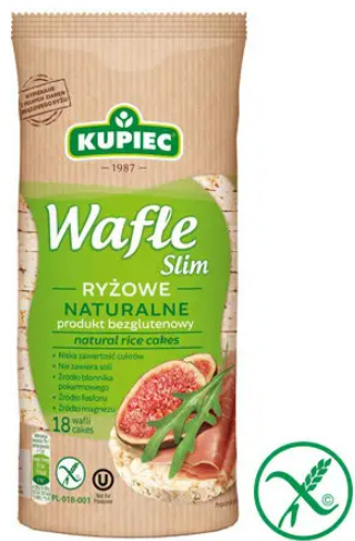 KUPIEC Wafle ryżowe naturalne SLIM 90g