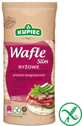 KUPIEC Wafle ryżowe wieloziarniste 90g