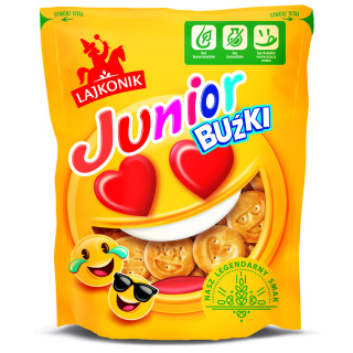 LAJKONIK JUNIOR Krakersy Buźki 90g