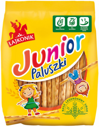 LAJKONIK JUNIOR Paluszki 180G