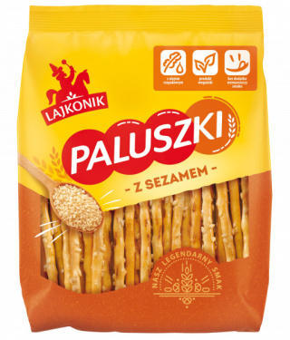 LAJKONIK Paluszki z sezamem 150g