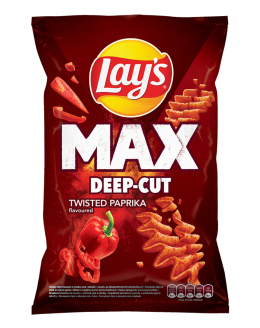 LAY'S MAX DEEP-CUT PAPRIKA PAPRYKOWE KARBOWANE 120g