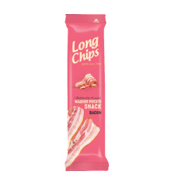 LONG CHIPS Chipsy ziemniaczane o smaku bekonu 75g