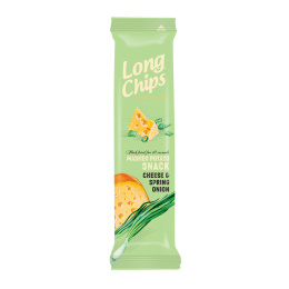 LONG CHIPS Chipsy ziemniaczane o smaku sera z cebulką 75g