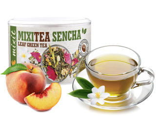 MIXIT Biała herbata Zielona herbata Sencha Brzoskwinia 65g