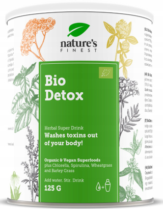 NATURE'S FINEST Bio DETOX mix Naturalna mieszanka zielonych superfood 125g