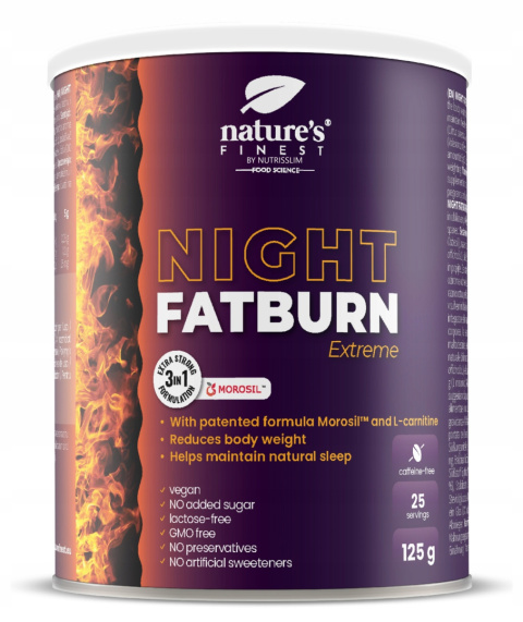 NATURE'S FINEST Night FatBurn Extreme nocny spalacz tłuszczu 125g