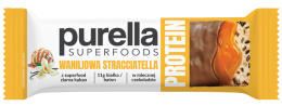 Purella Superfoods Protein bar baton proteinowy waniliowa straciatella 45g